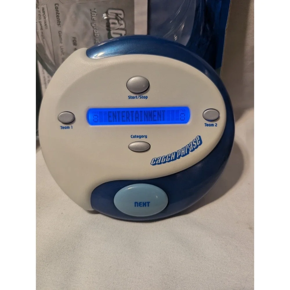 Parker Brothers Catch Pharse Electronic Handheld Party Game Adults 2009 WORKS